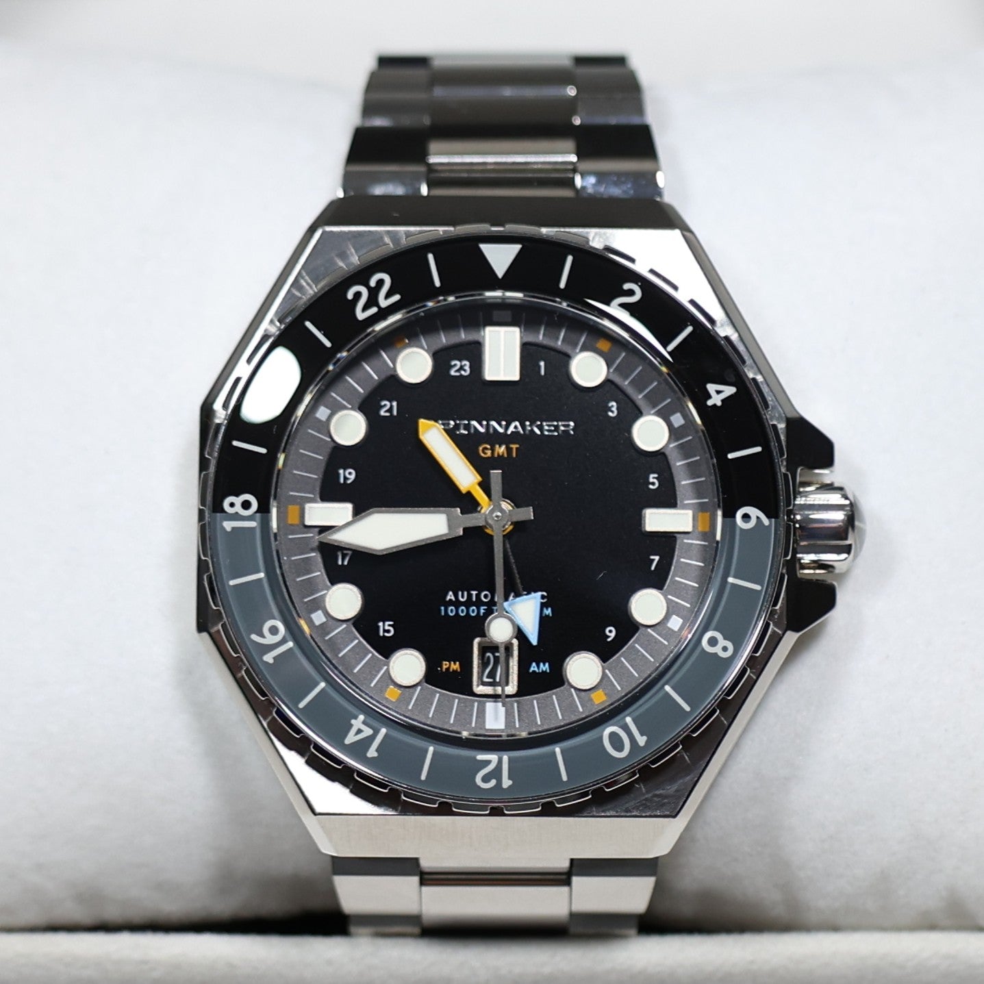 Pre-Owned Spinnaker Dumas Automatic Men's Black Dial Watch SP-5119-11