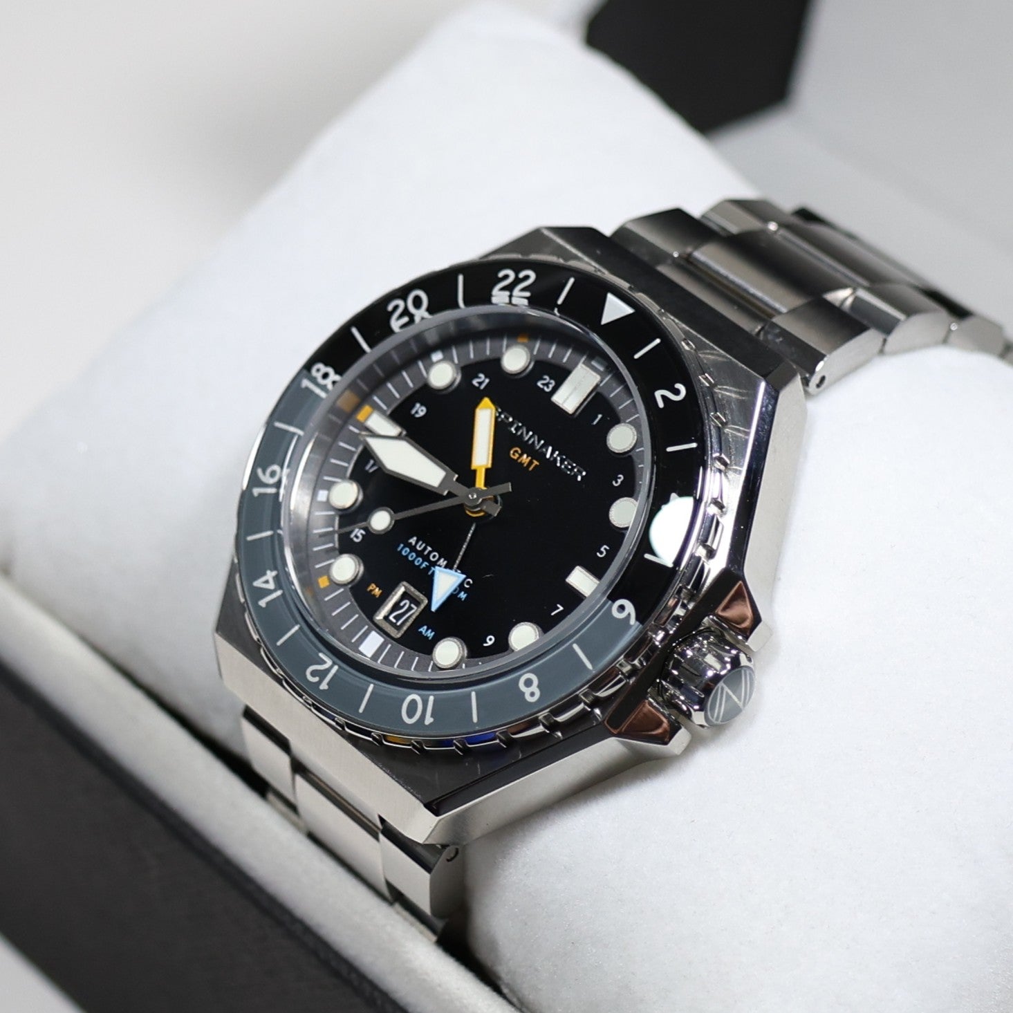 Pre-Owned Spinnaker Dumas Automatic Men's Black Dial Watch SP-5119-11