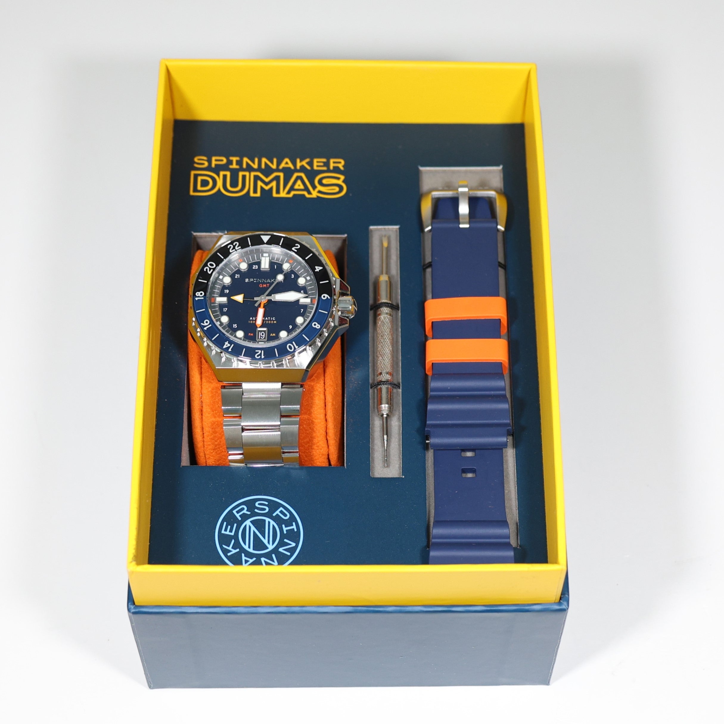Spinnaker Dumas Automatic Men's Stainless Steel Blue Dial Watch SP-5119-22