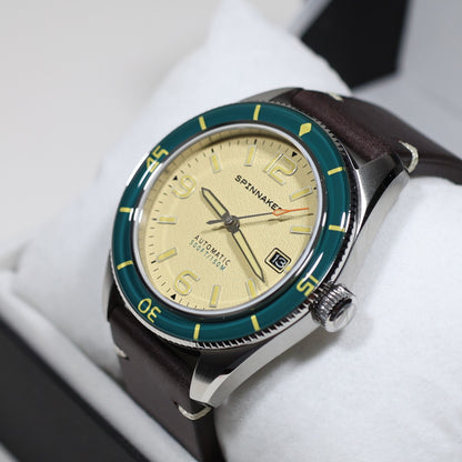 Spinnaker Fleuss Automatic Cream Dial Stainless Steel Case Men's Watch SP-5055-0G
