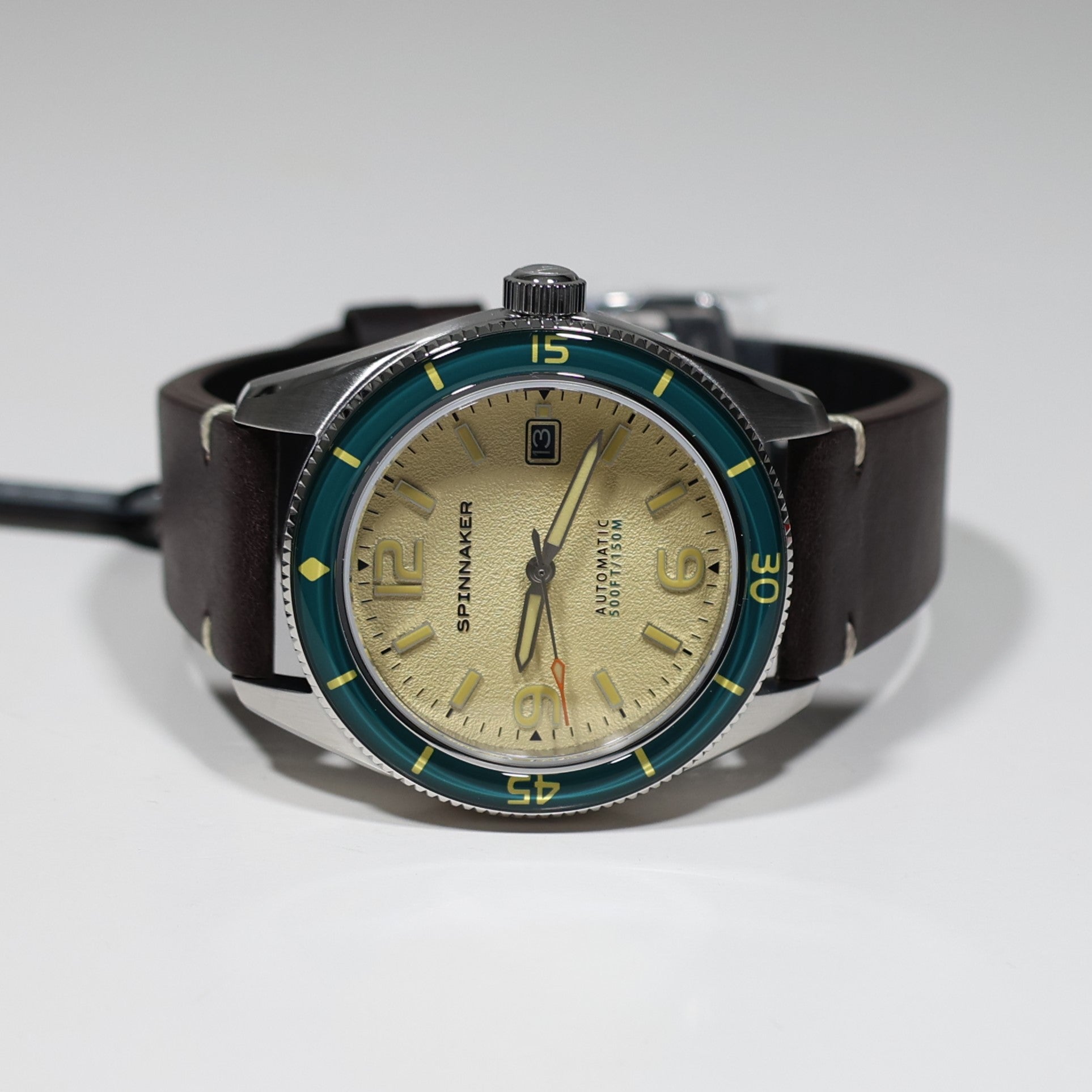 Spinnaker Fleuss Automatic Cream Dial Stainless Steel Case Men's Watch SP-5055-0G