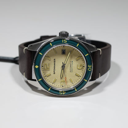 Spinnaker Fleuss Automatic Cream Dial Stainless Steel Case Men's Watch SP-5055-0G