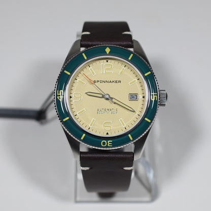 Spinnaker Fleuss Automatic Cream Dial Stainless Steel Case Men's Watch SP-5055-0G