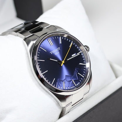 Tissot PR100 Jungfraubahn Quartz Men's Blue Dial Watch T150.410.11.041.02