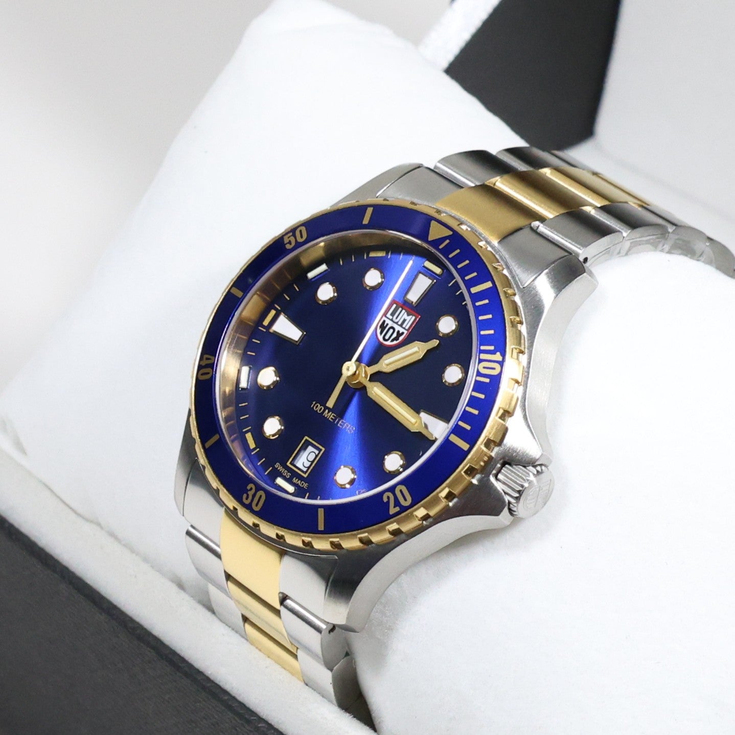 Luminox Sport Timer Two Tone Blue Dial Men's Stainless Steel Watch XS.0944