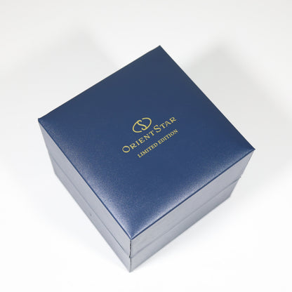 Orient Star 75TH Anniversary Teal Blue Dial Men's Watch RE-AU0114E