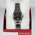 Pulsar Quartz Black Dial Stainless Steel Women's Watch PXT795