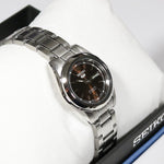Seiko 5 Automatic Brown Dial Stainless Steel Women's Watch SYMK25K1