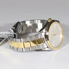 Seiko Neo Quartz Two Tone Stainless Steel Silver Dial Men's Dress Watch SUR446P1