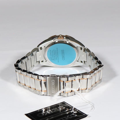 Seiko Women's Rose Gold Two Tone Mother Of Pearl Dial Watch SKK888P1