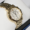 Seiko Women's Gold Tone White Textured Dial Chronograph Watch SRW836P1