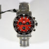 Swiss Military Stainless Steel Red Dial  Navy Diver Chronograph Men's Watch SM1833 - Chronobuy