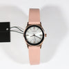 Citizen Eco-Drive Women's Gold Tone Pink Leather Strap Dress Watch EM0733-16A