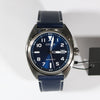 Citizen Automatic Stainless Steel Blue Dial Leather Strap Men's Watch NJ0100-20L