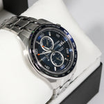 Citizen Eco-Drive Men's Super Titanium Blue Dial Chronograph Watch CA0345-51L