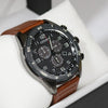 Citizen Black AR Stainless Steel Eco Drive Chronograph Watch AT2447-01E - Chronobuy