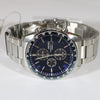 Seiko Men's Solar Blue Dial Stainless Steel Chronograph Watch SSC719P1 - Chronobuy