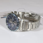 Seiko Men's Solar Blue Dial Stainless Steel Chronograph Watch SSC719P1 - Chronobuy