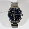 Seiko Men's Solar Blue Dial Stainless Steel Chronograph Watch SSC719P1 - Chronobuy