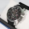 Seiko Men's Black Dial Chronograph Rubber Strap Watch SSB325P1 - Chronobuy