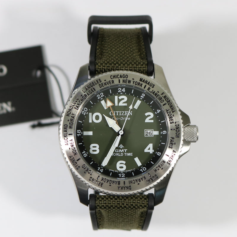 Citizen Eco-Drive Promaster World Time GMT  Men's Watch BJ7100-23X - Chronobuy