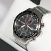 Citizen Eco Drive Black Dial Mesh Strap Chronograph Men's Watch CA7010-86E