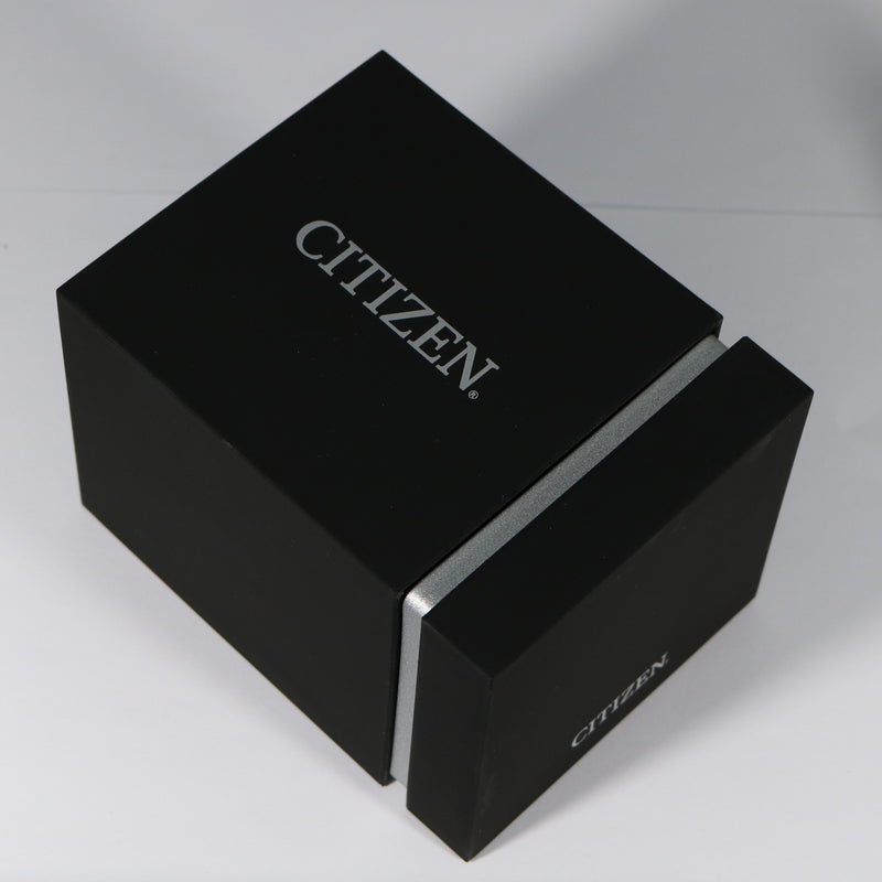 Citizen Eco Drive Rose Gold Tone Black Dial Men's Watch AW1422-09E - Chronobuy