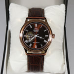 Orient Open Heart Brown Dial Automatic Men's Watch FAG00001T0