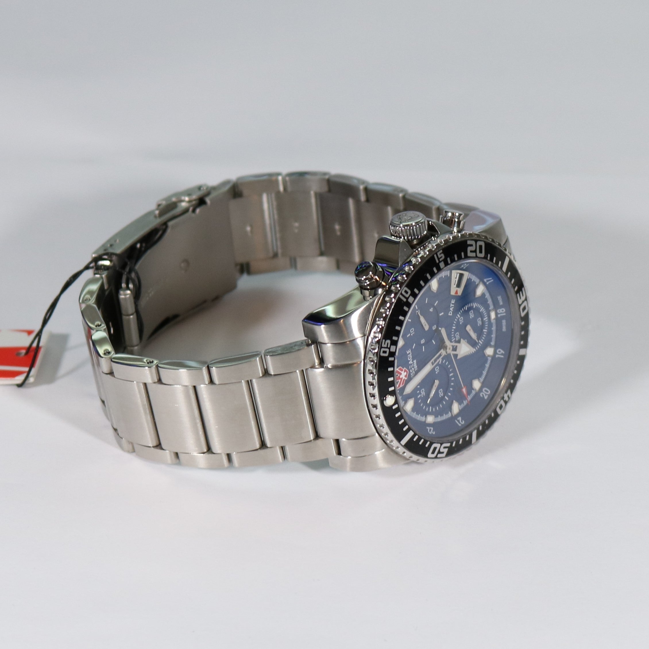 Swiss Eagle Sea Ranger Blue Dial Chronograph Watch SE-9005-33 - Chronobuy