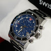 Swiss Eagle Sea Ranger Blue Dial Chronograph Watch SE-9005-33 - Chronobuy