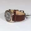 Citizen Eco Drive Brycen Brown Dial Leather Strap Men's Watch AW1593-06X