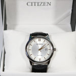 Citizen Eco Silver Dial Gold Accents Men's Watch AW1236-11A - Chronobuy