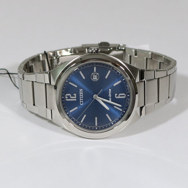 Citizen Eco Drive Blue Dial Stainless Steel Men's Watch AW1370-51L