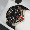 Citizen Eco Drive Rose Gold Tone Black Dial Men's Watch AW1422-09E - Chronobuy