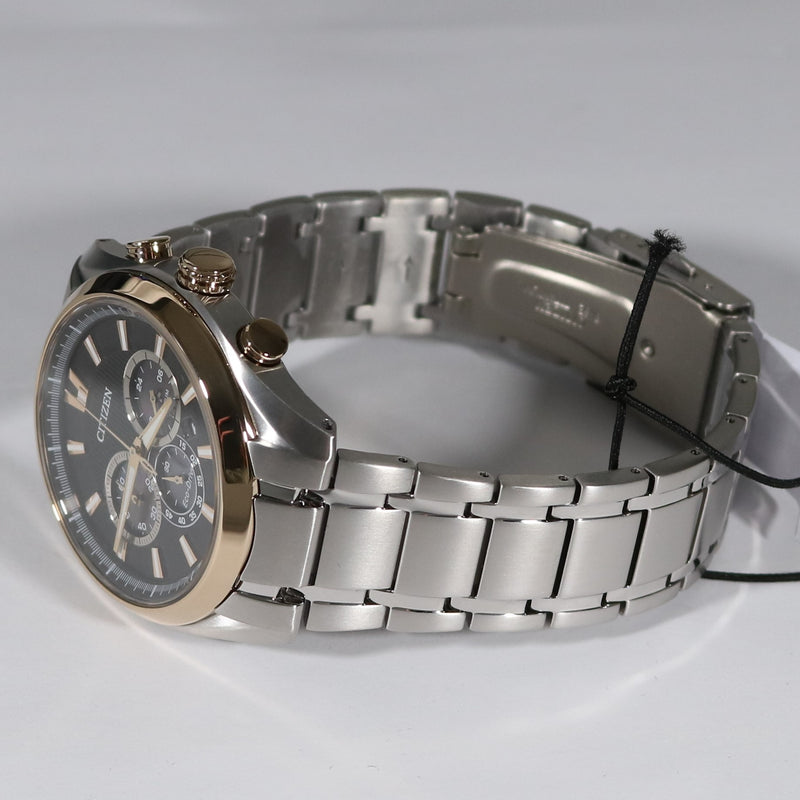 Citizen Eco-Drive Chronograph Titanium Black Dial Men's Watch  CA4014-57E - Chronobuy
