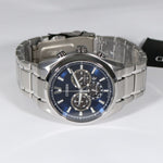 Citizen Eco Drive Titanium Blue Dial Chronograph Men's Watch CA4010-58L - Chronobuy