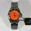 Orient Ray Raven II Orange Dial Automatic Watch FAA02006M - Chronobuy