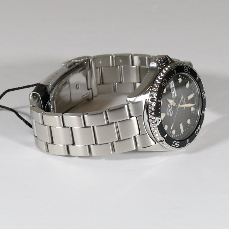 Orient Black Gradient Dial Kamasu Men's Stainless Steel Watch RA-AA0810N19B
