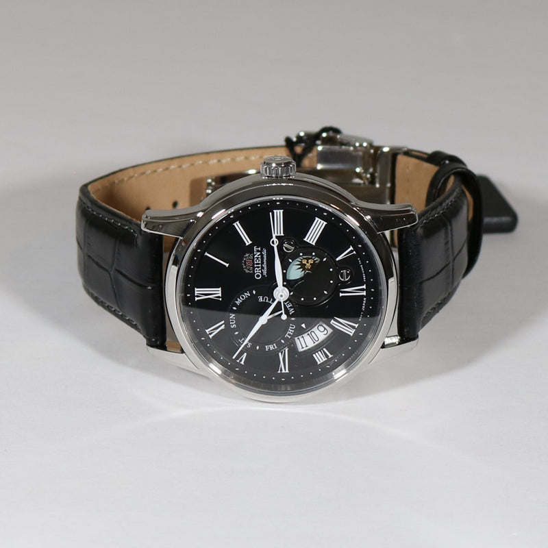 Orient Sun And Moon Black Dial Automatic Men's Watch RA-AK0010B10B