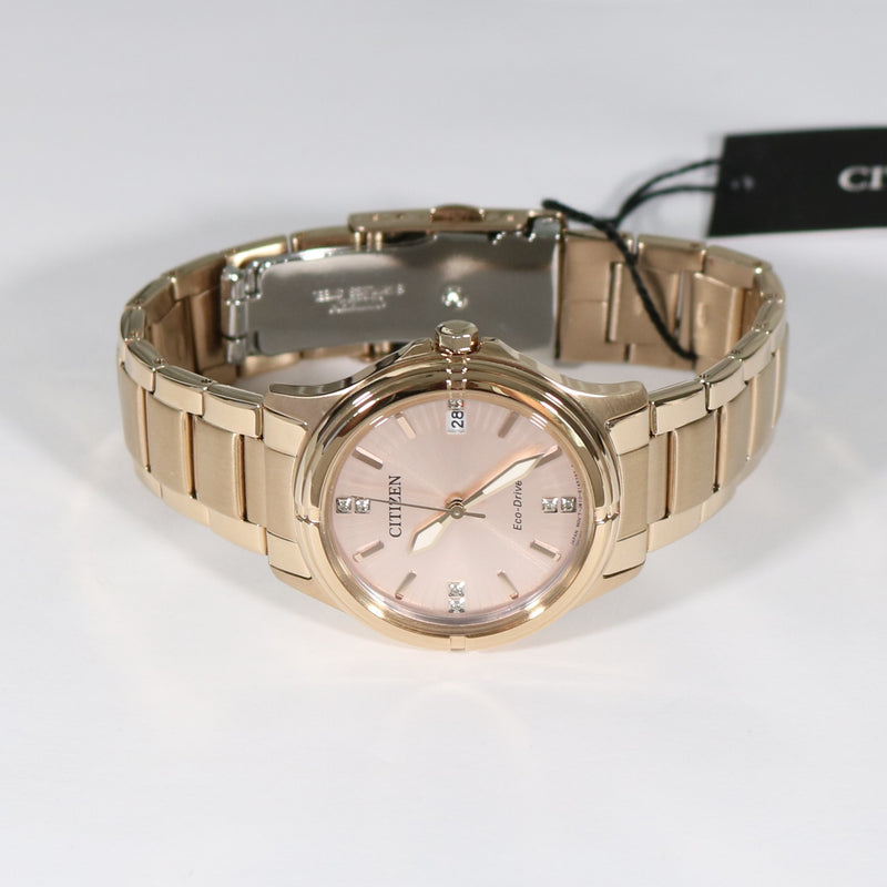 Women's citizen eco drive rose gold clearance