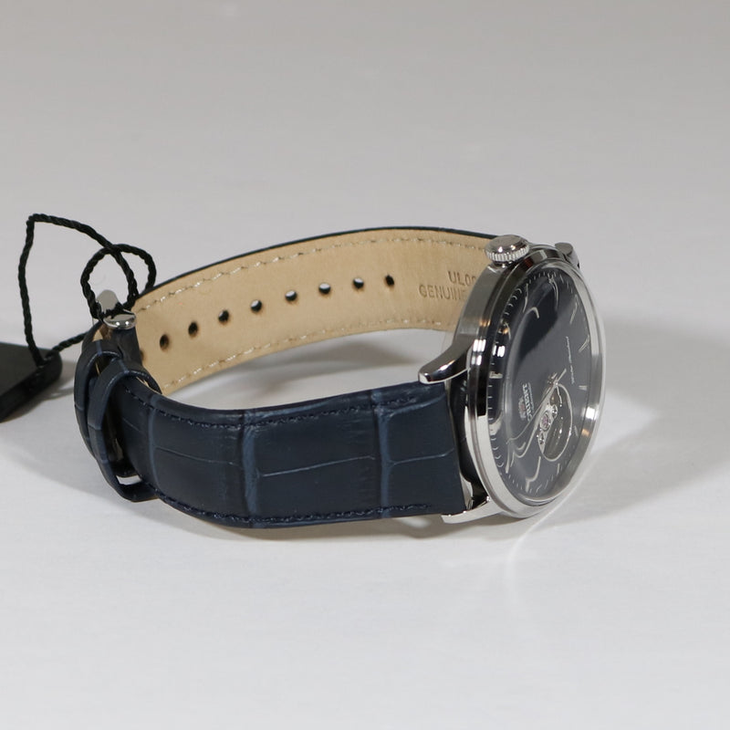 Orient Open Heart Blue Dial Stainless Steel Case Men's Watch RA-AG0005L10B