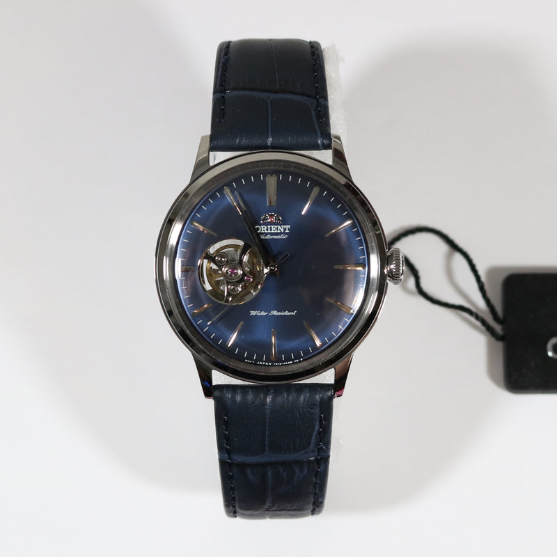Orient Open Heart Blue Dial Stainless Steel Case Men's Watch RA-AG0005L10B