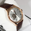 Orient Open Heart Silver Dial Rose Gold Tone Automatic Men's Watch FAG00001S0