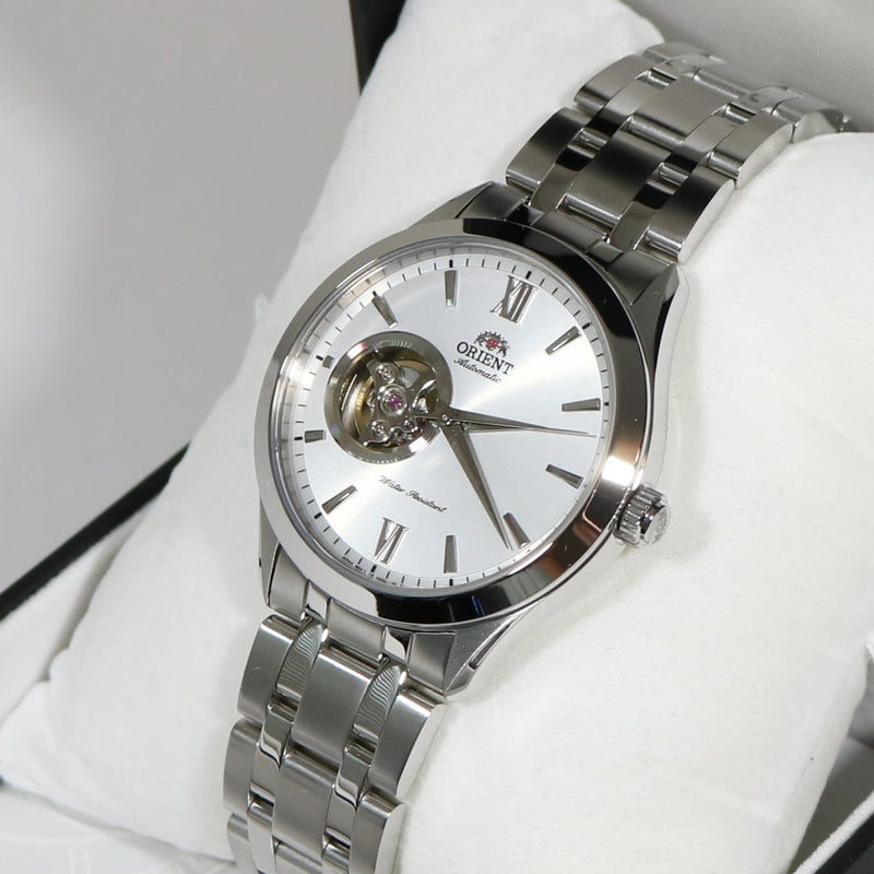 Orient Open Heart Automatic Silver Dial Men's Watch FAG03001W0