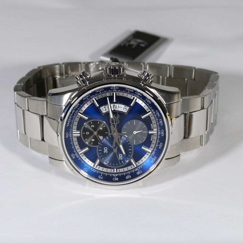 Guess Men's Blue Dial Chronograph Techno Class Watch X81010G7S - Chronobuy