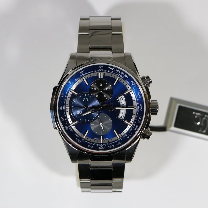 Guess Men's Blue Dial Chronograph Techno Class Watch X81010G7S - Chronobuy
