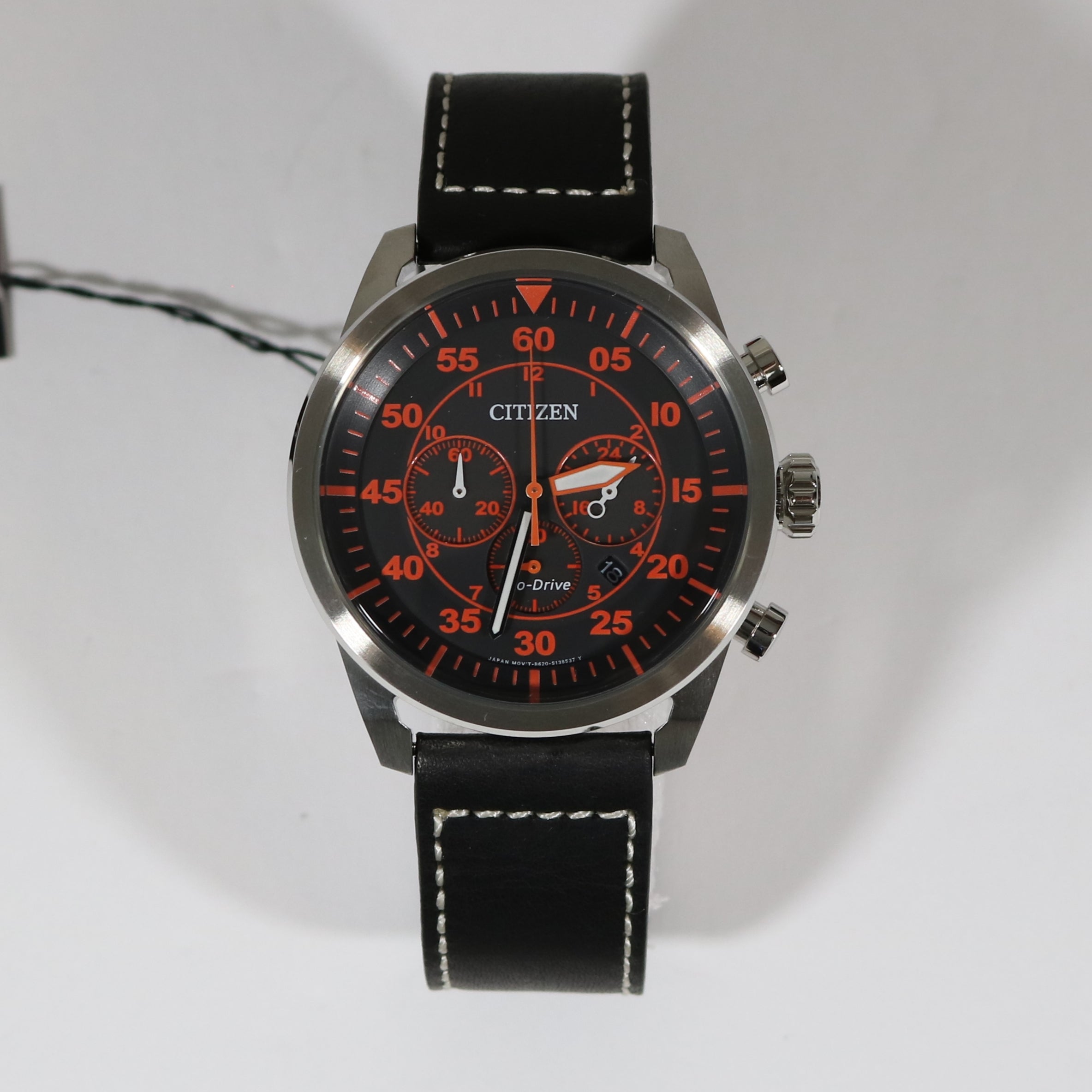Orologio Citizen Cronografo Uomo CA4210-08E - Eco-Drive, Acciaio E Pelle, Design Sportivo