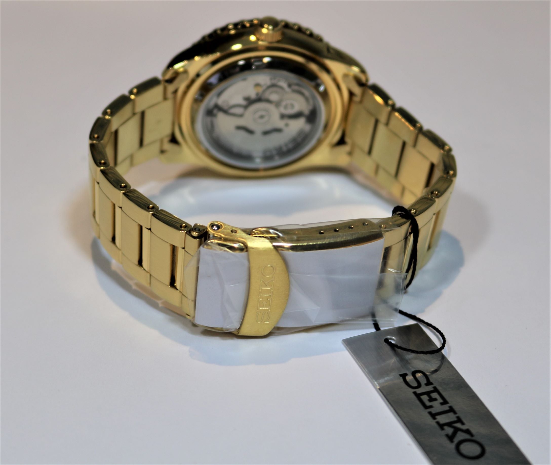 Seiko 5 Gold Stainless Steel Automatic Men s Watch SNZH60K1 Chronobuy