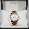 Citizen Quartz Women's Diamond Accent Rose Gold Tone Watch EL3093-83A - Chronobuy