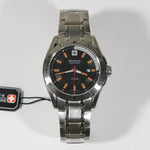 Swiss Military Hanowa Men's Black Dial Stainless Steel Quartz Watch 65117A